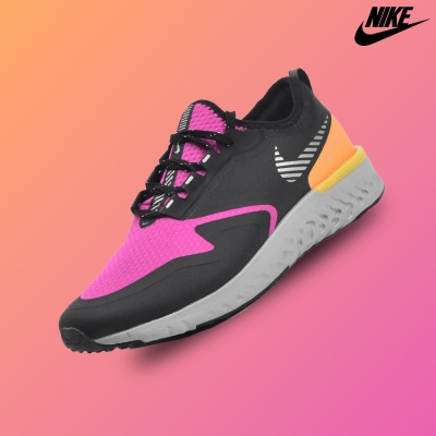 Nike Odyssey React 2 Shield Fire Rose Atmosphere Grey