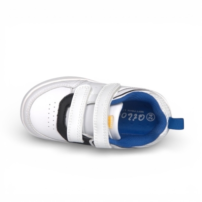 QILOO SHOES WHITE/ROYAL/YELLOW